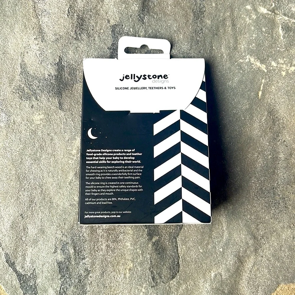 Jellystone Designs | Moon Teether - Grey